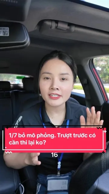 Video TikTok: Bỏ mô phỏng, trượt có phải thi lại?